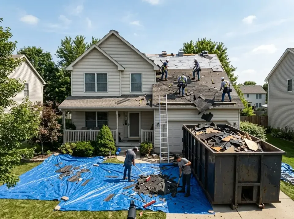 roof-replacement-debris-remova-004 — frequently asked questions, Cheapest Dumpster Rentals in Kemp Mill, MD